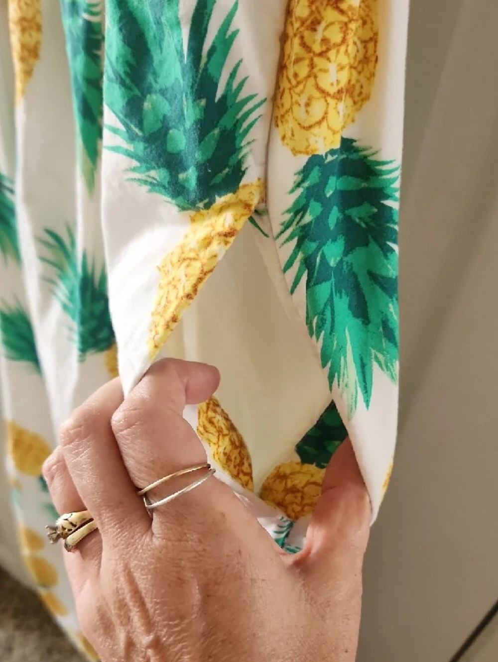 J. Crew Pineapple Maxi Dress, Size‎ 10